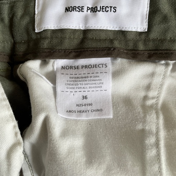 Norse Projects Aros Heavy Chino men’s size 36 pants - Picture 3 of 6